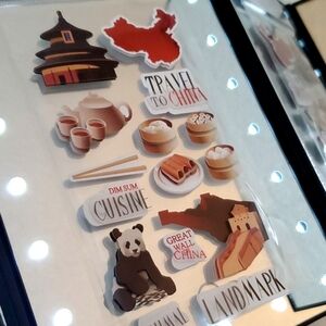 183◼️RECOLLECTIONS CHINA STICKERS